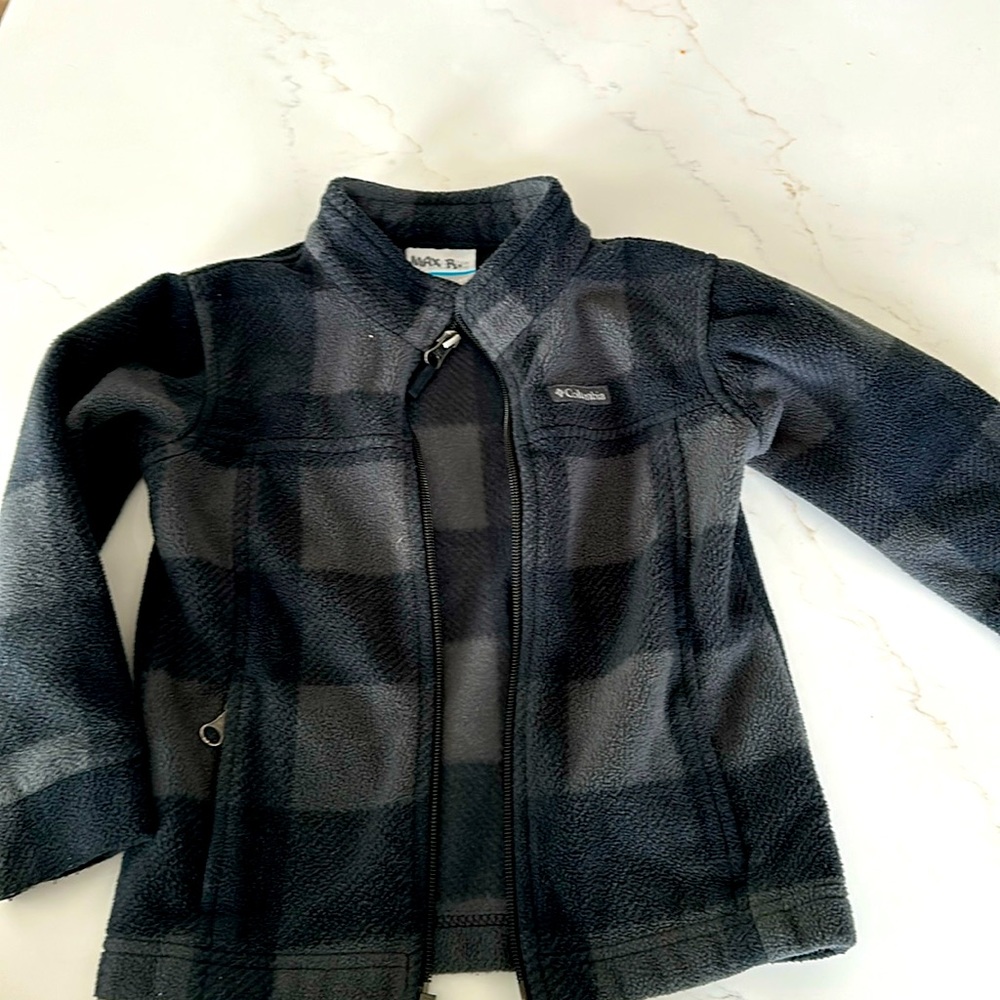 Columbia Fleece zip up jacket toddler size 4T